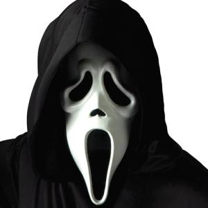 Fun World Ghost Face Mask As Seen In The Movie Scream, Adult