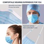 100 Pack Medical Disposable Face Masks for Protection, 3 Layers Safety Face Masks For Adults Daily Use