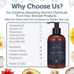 Era Organics USDA Organic Men's Face Wash - Nourishing, Hydrating Facial, Body Cleanser for Smoother Skin