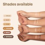 ATTITUDE Oceanly Light Coverage Foundation Stick, Titanium Dioxide-Free, EWG Verified, Plastic-Free, Vegan & Cruelty-free Makeup, Cream, 0.42 Ounces