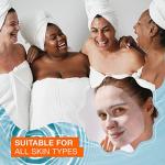 Natural Chemist Cucumber & Aloe Sheet Face Mask - Calms & Moisturizes, Reduces Puffiness, Hydrates, Soothes, Dermatologist Tested, Cruelty Free Korean Skin Care For All Skin Types - 5 Masks