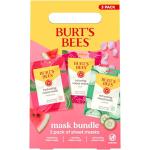 Burt's Bees Back To School Gift Ideas, Face Mask Bundle, Hydrating Watermelon, Calming Rose, & Refreshing Cucumber, Face Sheet Masks for Single Use Skin Care, 99% Natural Origin, 3 Count, 0.33oz Each