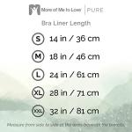 Organic Cotton Bra Liner 4-Pack - Medium