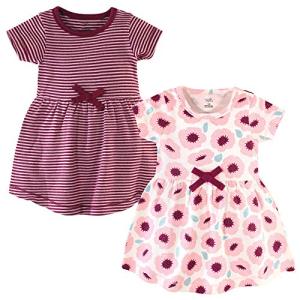 Girls' Organic Cotton Dresses in Blush Blossom