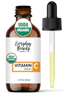 USDA Organic Vitamin C Facial Serum - 1 Fl Oz