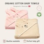 Huxie Organic Cotton Baby Hooded Towel Set