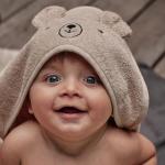 Huxie Organic Cotton Baby Hooded Towel Set