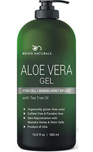 Organic Aloe Vera Gel with Manuka Honey & Tea Tree Oil