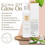 Eavara Organic Face Wash - Anti-Aging, Hydrating, Gentle Daily Cleanser for Women and Men with Coconut Oil, Aloe Vera, Activated Charcoal, and Vitamin C and E