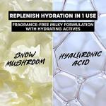 THAYERS Milky Hydrating Face Cleanser with Snow Mushroom, Hyaluronic Acid, Dermatologist Recommended Gentle Facial Wash, Hydrating Skincare for Dry, Sensitive Skin, Paraben Free, 8 FL Oz, Clear