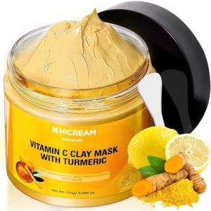 Turmeric Vitamin C Clay Mask for Radiant Skin