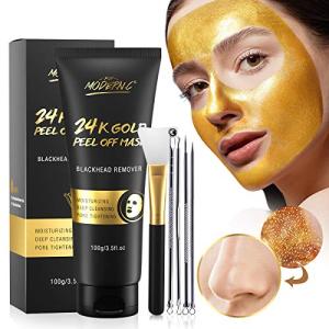 24K Gold Peel Off Mask for Blackheads & Aging
