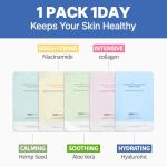 NEXTBEAU Korean Collagen Face Mask Set - 5 Types