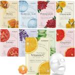 KONEUK 9 Pack Hydrating Collagen Face Masks