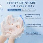 KONEUK 9 Pack Hydrating Collagen Face Masks