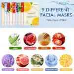 KONEUK 9 Pack Hydrating Collagen Face Masks