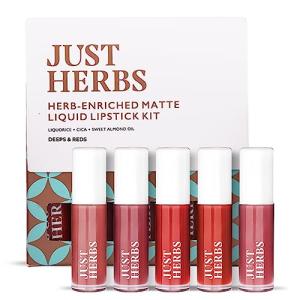 Just Herbs Organic Liquid Lipstick Set of 5