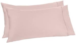 Organic Cotton Pillowcase Set - Blush, 2 Pack