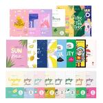 Organic K-Beauty Sheet Mask Set (23 pcs)