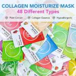 VESPRO Collagen Essence Facial Masks - 48 Pack