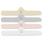 Organic Cotton Bra Liner 4-Pack in Soft Shades