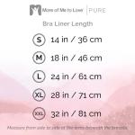 Organic Cotton Bra Liner 4-Pack in Soft Shades