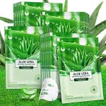 Aloe Hydrating Facial Skincare Sheets - Pack of 10