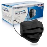 MagiCare Black Disposable Face Masks for Adults
