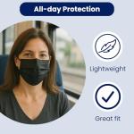 MagiCare Black Disposable Face Masks for Adults