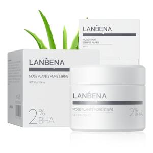 LANBENA Blackhead Remover Nose Strip Mask, 60 Pcs