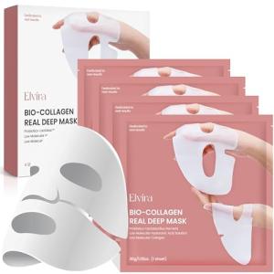 Elvira Bio-Collagen Overnight Hydrating Face Mask 4-Pack