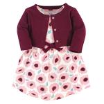 Baby Girls' Organic Cotton Dress & Cardigan Set