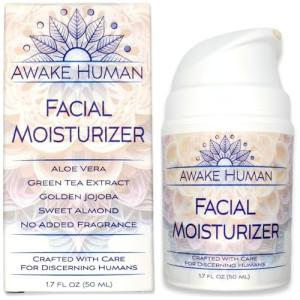 Organic Aloe & Green Tea Moisturizer for Sensitive Skin