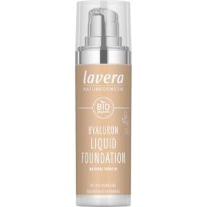 lavera Hyaluron Liquid Foundation - Natural Ivory 01 - Foundation Make Up with Hyaluron & Almond Oil for a Flawless Complexion - Face Make Up - PETA Certified - Vegan - Made in Germany - 1 Fl Oz