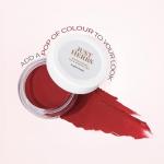 Just Herbs Organic Creamy Matte 3 in 1 Lip & Cheek Tint, Blush For Women - SLS,Chemical & Paraben Free - 0.14 fl. oz. (Soft Nude)