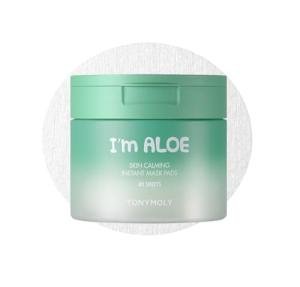 TONYMOLY I'm Aloe Skin Calming Instant Mask Pads for dry and irritated skin, 80 sheets