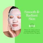 Clear Beauty Cucumber & Aloe Moisturizing Face Mask - Dermatologist Tested, Soothes Irritated Skin, Reduces Wrinkles & Fine Lines, Hydrating, Cruelty-Free Korean Skin Care - All Skin Types