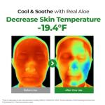 Cure Real:oe Phyto Green Ampoule Mask, 10 Sheets, Aloe Hydrogel Sheet Mask, Korean Skincare for Hydration (Pack of 1)