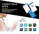 KYTO Heart Rate Monitor Chest Strap, ANT+/ Bluetooth, Compatible with iOS/Android APPs, Cycling/Yoga/Basketball/Running/Fitness Exercise/Boxing