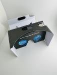 Google Fiber Cardboard VR Virtual Reality Headset Movie Games Glasses for Phones