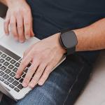 Compatible with EGQINR Smartwatch Bands, Lamshaw Classic Watch Bands 18mm Soft Silicone Bands Bracelet Sports Strap Compatible with EGQINR H31/MKYOPT H31 Smartwatch Fitness Trackers-1.58"", 3Pack-M