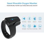 Wellue O2 Pulse Oximeter with Smart Reminder | Blood Oxygen Saturation Monitor for SpO2 and Heart Rate Tracking Continuously, Bluetooth Finger Ring with Free APP &PC Report, Style 1