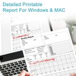 Wellue O2 Pulse Oximeter with Smart Reminder | Blood Oxygen Saturation Monitor for SpO2 and Heart Rate Tracking Continuously, Bluetooth Finger Ring with Free APP &PC Report, Style 1