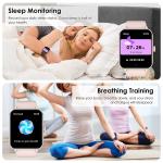 2025 Smart Watch For Men/Women, Waterproof Smartwatch Bluetooth iPhone Samsung