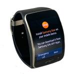 Samsung Galaxy Gear S SM-R750A Curved Super AMOLED Smart Watch  - Black