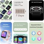 2025 Smart Watch For Men/Women Waterproof Smartwatch Bluetooth iPhone Samsung