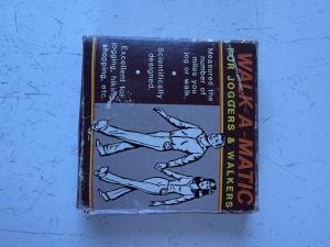 Vintage Walk-A-Matic Pedometer Walkers Joggers 76333 Early Mileage Tracker DR1