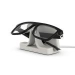 Carrera Smart Glasses with Alexa (newest model), Smart audio glasses, Sprinter black frames with blue light filtering lenses, Square