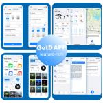 Smart Translation Sunglasses AI Shades 11H Battery Life Voice Assistant Blue ×2 