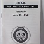 Omron - Go Smart Hip Pedometer - 7 Day Information - Model HJ-150 New/ Open Box